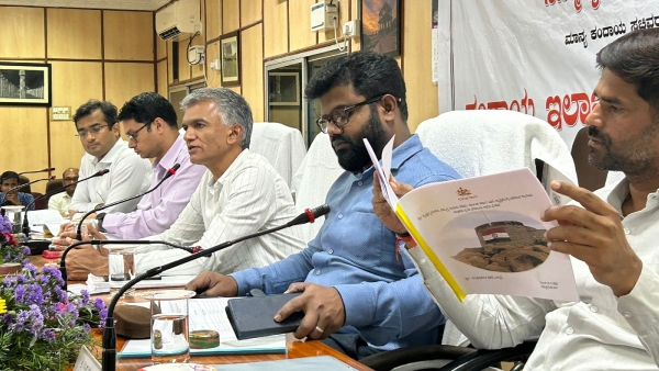 Ballari: Farmers should not be neglected - Minister Krishna Byre Gowda told the officials