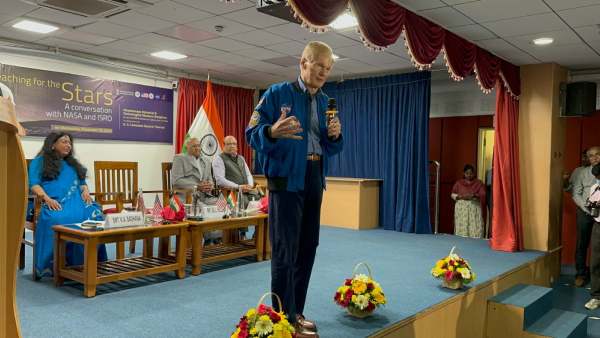 NASA-ISRO officials interacted with the Bengaluru students