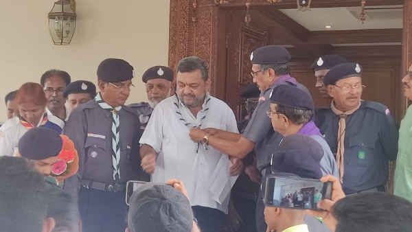 S.S.Mallikarjun reaction on mines and geology department officer murder