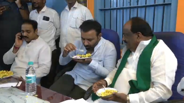 Minister Santosh Lad Tasted Kusugal Village Girmit