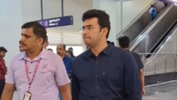 Tejasvi Surya Traveled in Namma Metro Towards Mysuru Road-KR Puram, He Interact With Commuters