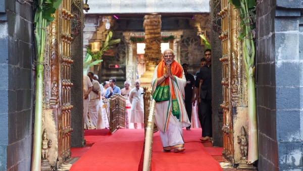 Prime Minister Modi at Tirumala Srivari Seva: Venkannas darshan on Kartika full moon