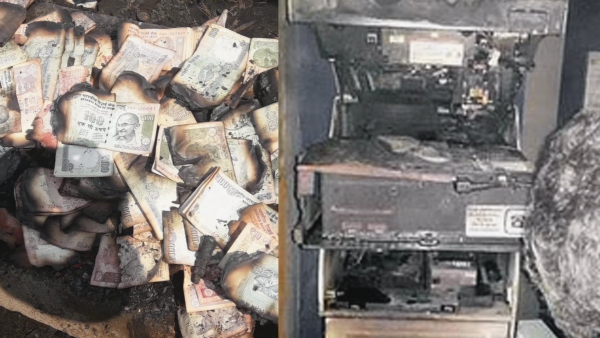 Discover How Robbers Torches The ATM After Failed Attempt To Rob The Money 