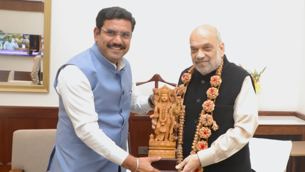  BY Vijayendra Meets First Time Narendra Modi After Karnataka BJP President