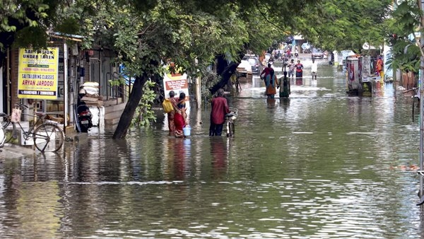 Chennai cyclone michaung: Sunken airport, cars floating like toys video goes viral Chennai cyclone michaung: Sunken airport, cars floating like toys video goes viral