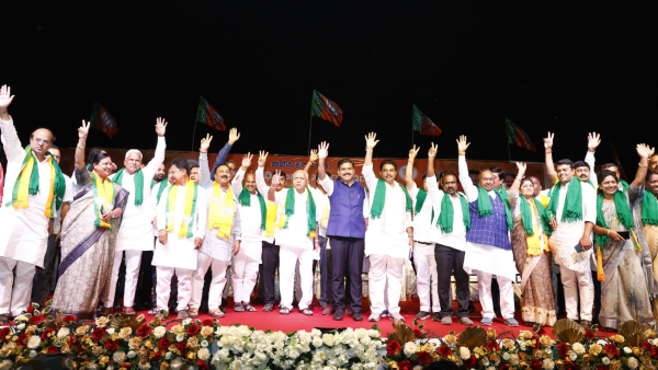  Karnataka Congress Alleges: BJP in Name Only, Asserts KJP Influence in Party Control