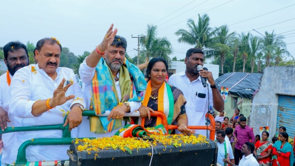 DK Shivakumar is in the field to protect Telangana Congress MLAs 