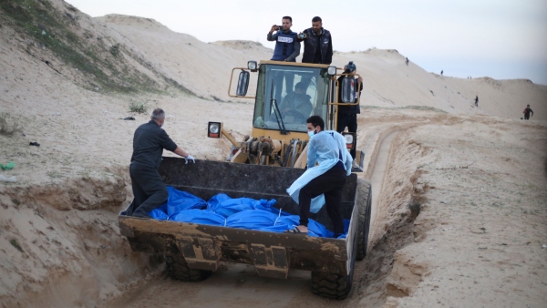 Israel Continues Attack On Hamas Tunnels In North Gaza
