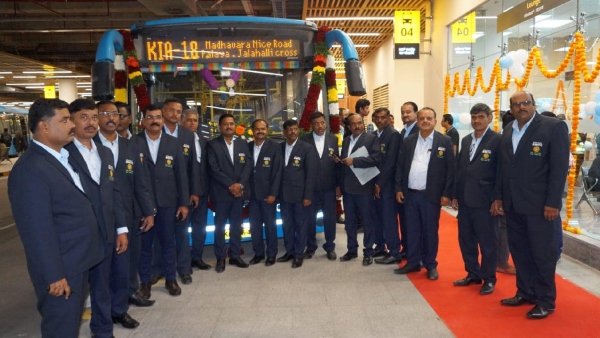 KSRTC Flybus Starts Pperations From Kempegowda International Airport Bengaluru Terminal 2