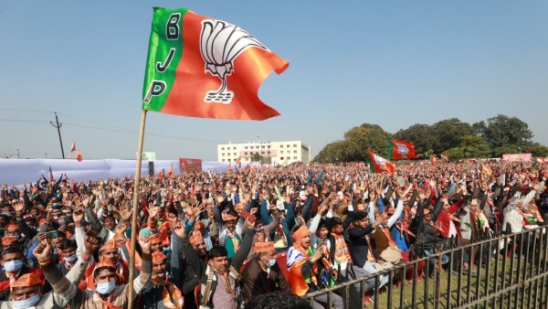 Madhya Pradesh Election Results 2023 BJP Crosses Majority Mark In Lead