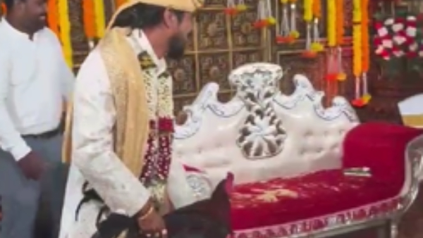 Groom And Bride Comes In JCB Udupi Different Marriage Video Viral