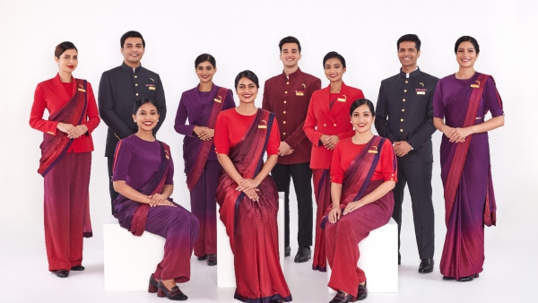  Manish Malhotra Designs Stylish New Uniforms for Air India Crew