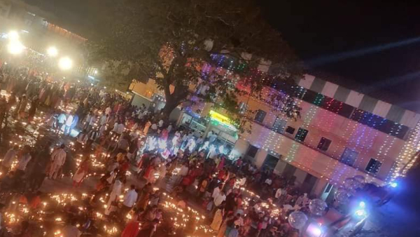 In Hubballi Historic Sri Siddharoodha Math Laksha Deepotsava Held Tuesday In Hubballi Historic Sri Siddharoodha Math Laksha Deepotsava Held Tuesday