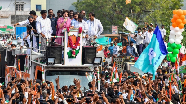  Telangana Election Result: Congress Reached Magic Number: Lead in 60+ Seats