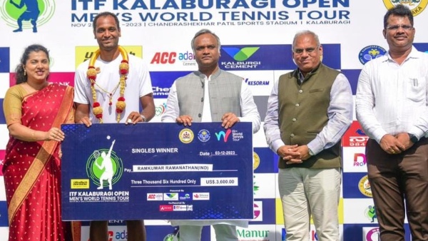 Ram Kumar Ramanathan Wins Mens Open Tennis Tournament Kalaburagi