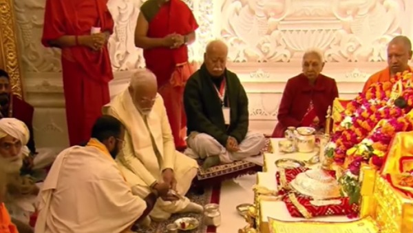 ಕೆಲವೇ ಕ್ಷಣಗಳಲ್ಲಿ ರಾಮನಿಗೆ ಪ್ರಾಣ ಪ್ರತಿಷ್ಠಾಪನೆ