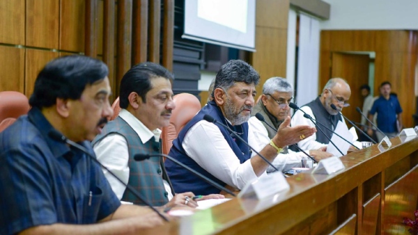 DCM DK Shivakumar Held A Meeting On BBMP Budget