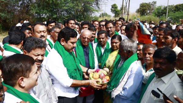 BY Vijayendra Demanded Immediate Relief For The Farmers 