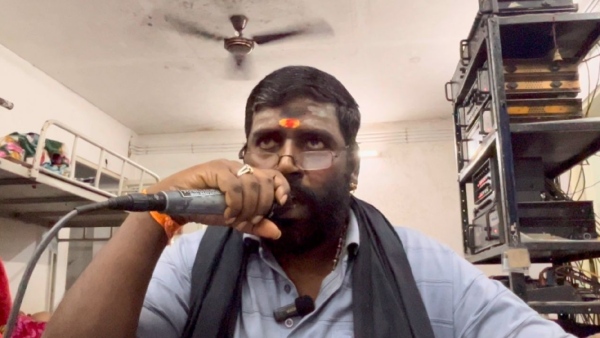 Gram Panchayat Member Has Been Serving As Announcer In Sabarimala Since 24 Years Gram Panchayat Member Has Been Serving As Announcer In Sabarimala Since 24 Years