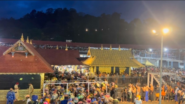 Gram Panchayat Member Has Been Serving As Announcer In Sabarimala Since 24 Years Gram Panchayat Member Has Been Serving As Announcer In Sabarimala Since 24 Years