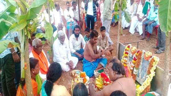 Devotees Rush To Mysuru Harohalli That Got Stone For Ayodhya Rama Idol