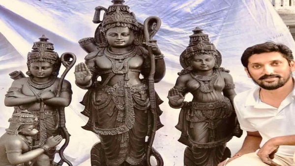 Devotees Rush To Mysuru Harohalli That Got Stone For Ayodhya Rama Idol