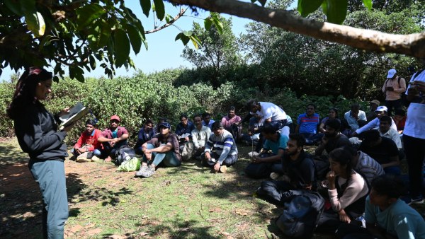 Kottigehara: Walk and books reading in forest program organized by tejaswi prathistana