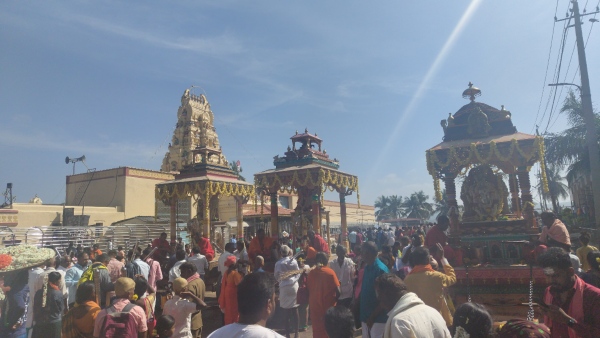 Hanuru: Devotees flocked to Male Mahadeshwara Hill
