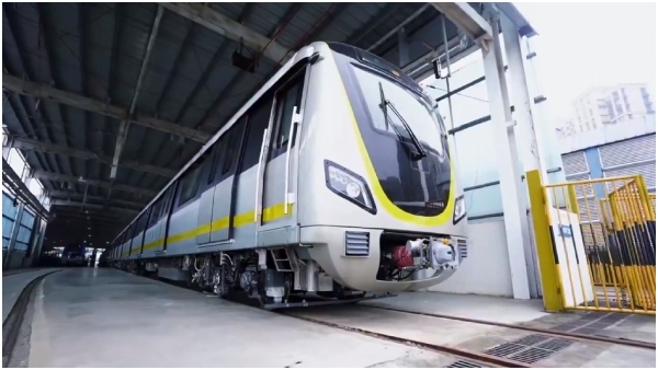 Prototype Train for Namma Metro Yellow Line Departs from China: Watch Video