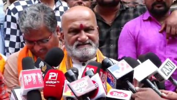 Muthalik Alleged BK Hariprasad May Have Provoked Muslims do Riots Against Ayodhya Devotees