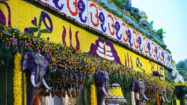 New Year Decoration At Shree Kshetra Dharmasthala