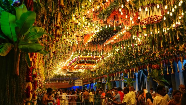 New Year Decoration At Shree Kshetra Dharmasthala