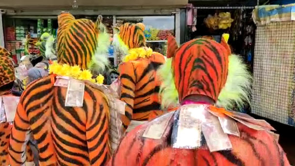 Famous Tiger Dance Ashok Raj Kadabettu No More