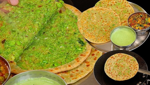 Batani Paratha Recipe: How to make peas paratha at home in kannada