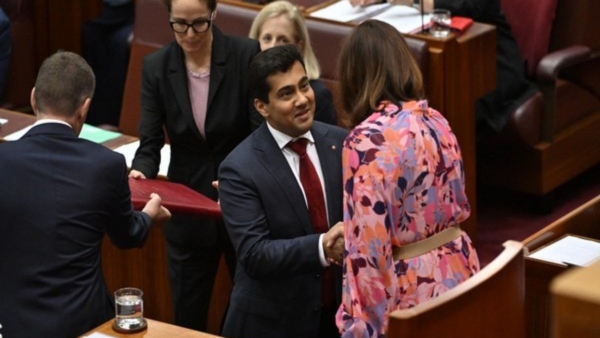 The Indian-Origin Australian Senator Varun Ghosh Has Been Taken Oath On Bhagavad Gita The Indian-Origin Australian Senator Varun Ghosh Has Been Taken Oath On Bhagavad Gita