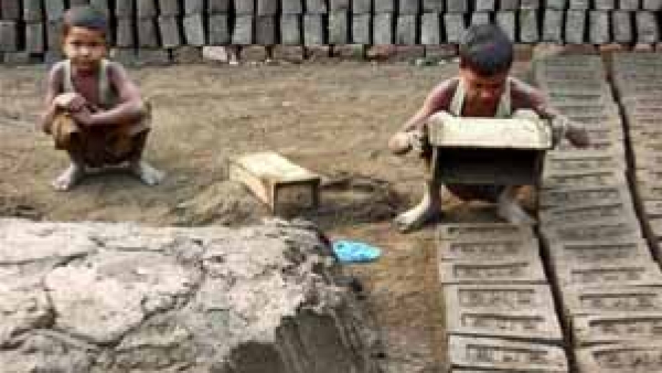 Children leave school and go to work at the Goods vehicle in Raichur