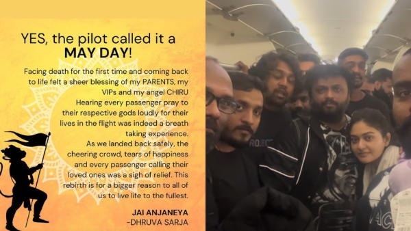 Sandalwood Actor Dhruva Sarja And Martin Team Escaped From Possible Plane Crash
