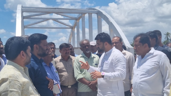 Railway Flyover Hassan Now Open For Vehicles 
