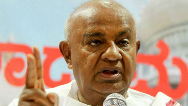 HD Deve Gowdas reaction to HD Kumaraswamy contest in the Lok Sabha elections