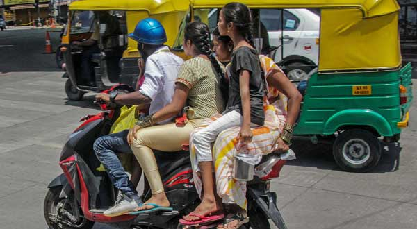 Helmet is mandatory for children above 6 years Helmet is mandatory for children above 6 years