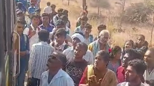 Hiriyur: Passenger assault on student in Private bus, video viral