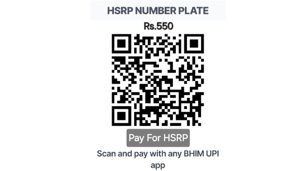 Fake QR Code Showing While Booking HSRP Number Plate