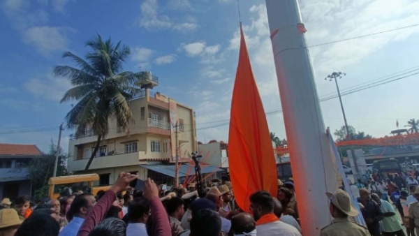  Keragodu Hanuman Dhwaja Controversy: Officials Order Removal of Flagpole