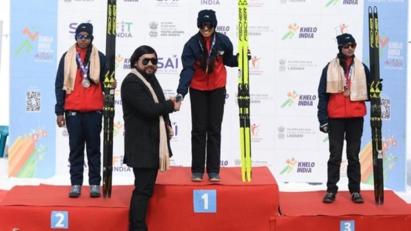 Khelo India Winter Games-2024: Kodagu Girl Wins Gold