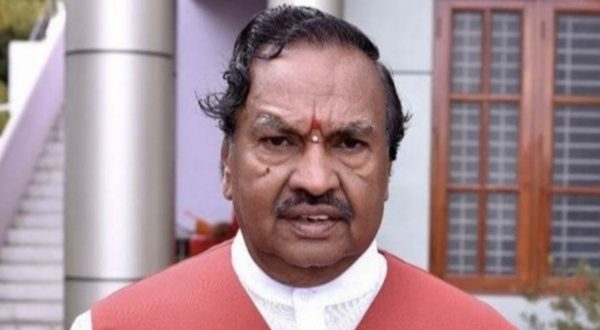 Bengaluru: Complaint from Congress protest KS Eshwarappas statement