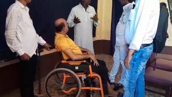 Former MLA Moideen Bawa In Wheelchair Due To Stray Dogs Attack, Suffers Injuries
