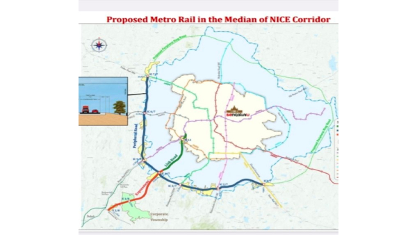 NICE Ltd Proposes 40km Metro Corridor Along Median of NICE Road Know Project Details in Kannada