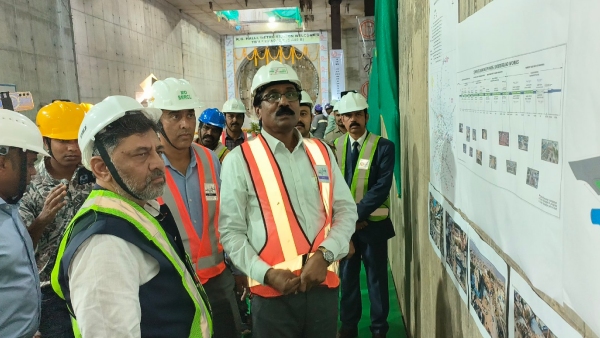 Namma Metro: TBM Bhadra has Come out After Completing 1,186 meter Tunneling in Reach 6 Line Namma Metro: TBM Bhadra has Come out After Completing 1,186 meter Tunneling in Reach 6 Line