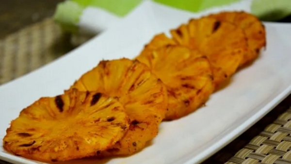 Evening Snacks Pineapple Barbeque Recipe
