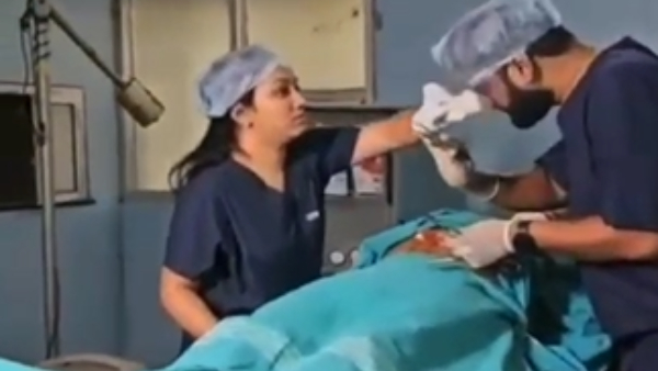  Doctors Have Conducted A Pre-Wedding Shoot In The Operation Theater At Chitradurga